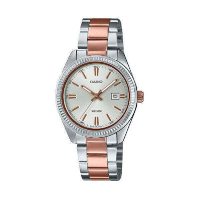 CASIO Collection Ladies Stainless Steel Bracelet LTP-1302PRG-7AVEF